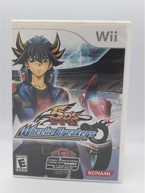 Yu-Gi-Oh 5D's Wheelie Breakers Nintendo Wii Complete CIB Tested